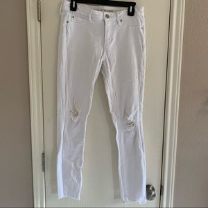 Articles of Society Sarah Skinny Whitehall White Denim Jeans 27